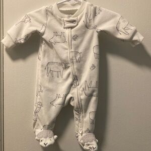 Carter’s Newborn Fleece Pajamas